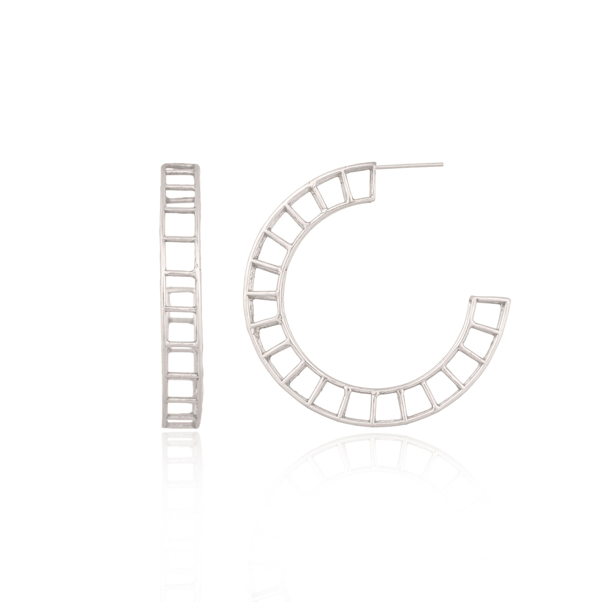 Enso Hoops (Without Stone) - CiceroniEarringsThe Fabulist