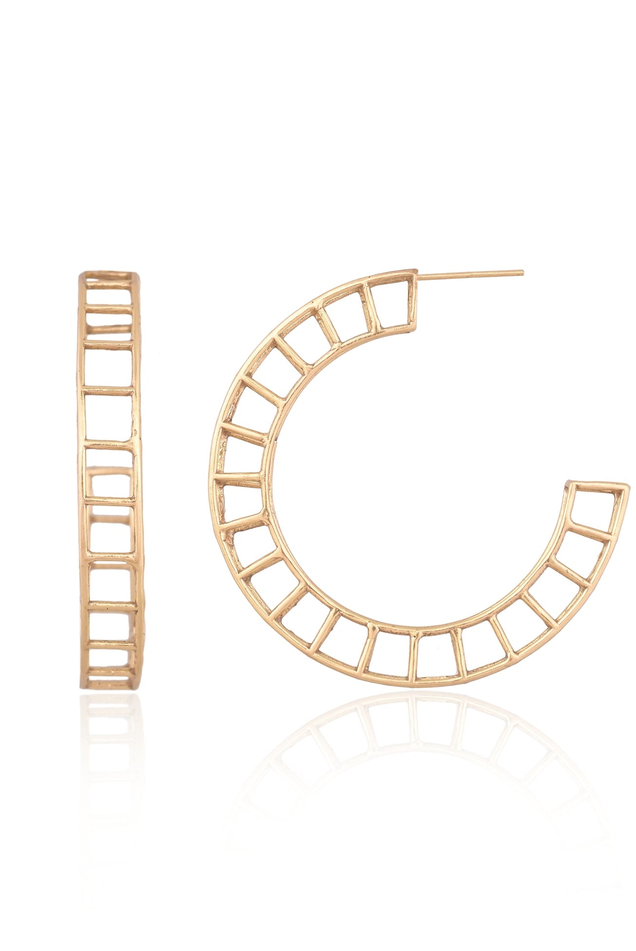 Enso Hoops (Without Stone) - CiceroniEarringsThe Fabulist