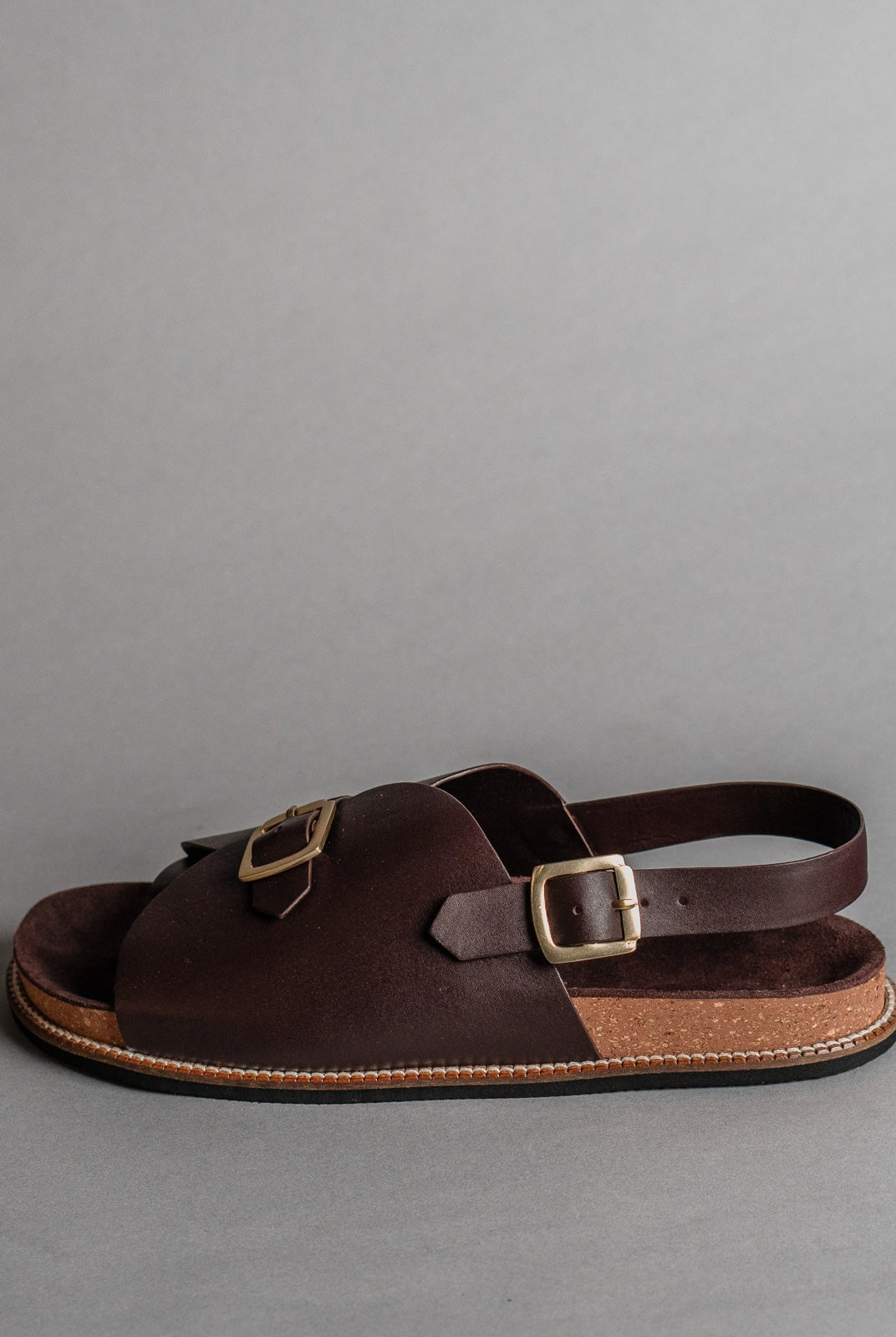 Envelope Cork Sandals SB - Men's Sandals in Burgundy - CiceroniSandalsSlomotion