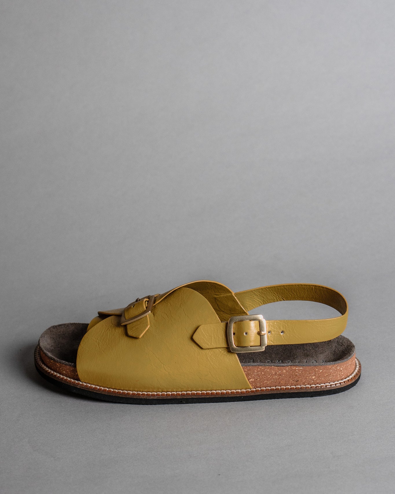Envelope Cork Sandals SB - Men's Sandals in Ochre - CiceroniSandalsSlomotion