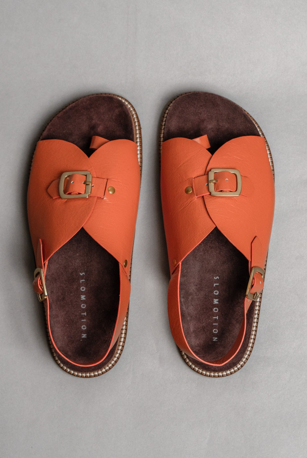 Envelope Cork Sandals SB - Men's Sandals in Orange - CiceroniSandalsSlomotion