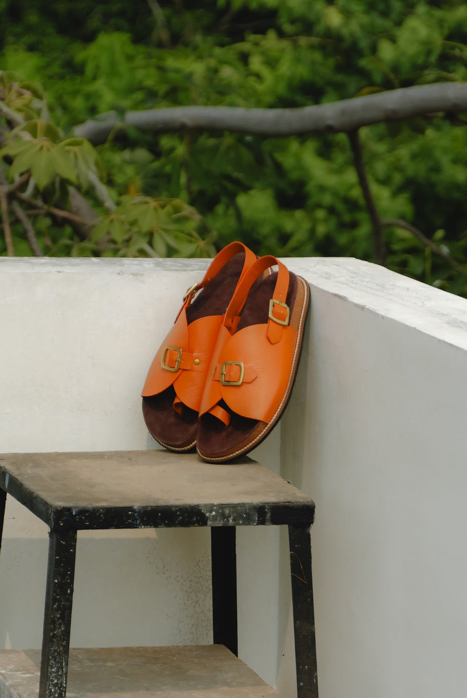 Envelope Cork Sandals SB - Men's Sandals in Orange - CiceroniSandalsSlomotion