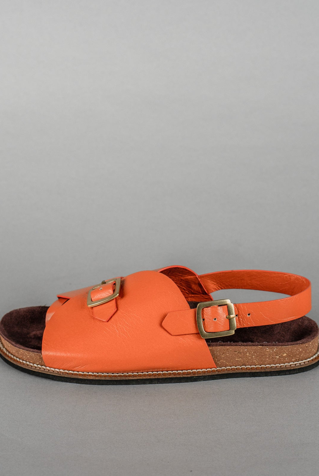 Envelope Cork Sandals SB - Men's Sandals in Orange - CiceroniSandalsSlomotion