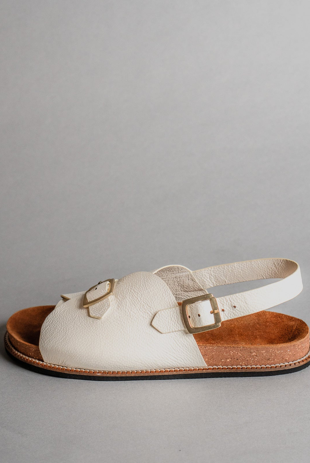 Envelope Cork Sandals SB - Men's Sandals in White - CiceroniSandalsSlomotion
