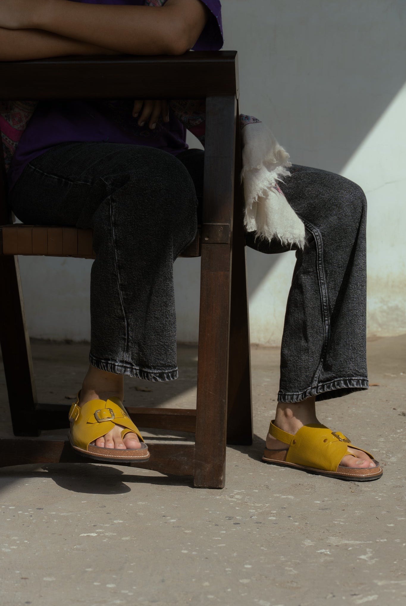 Envelope Cork Sandals SB - Women's Sandals in Ochre - CiceroniSandalsSlomotion