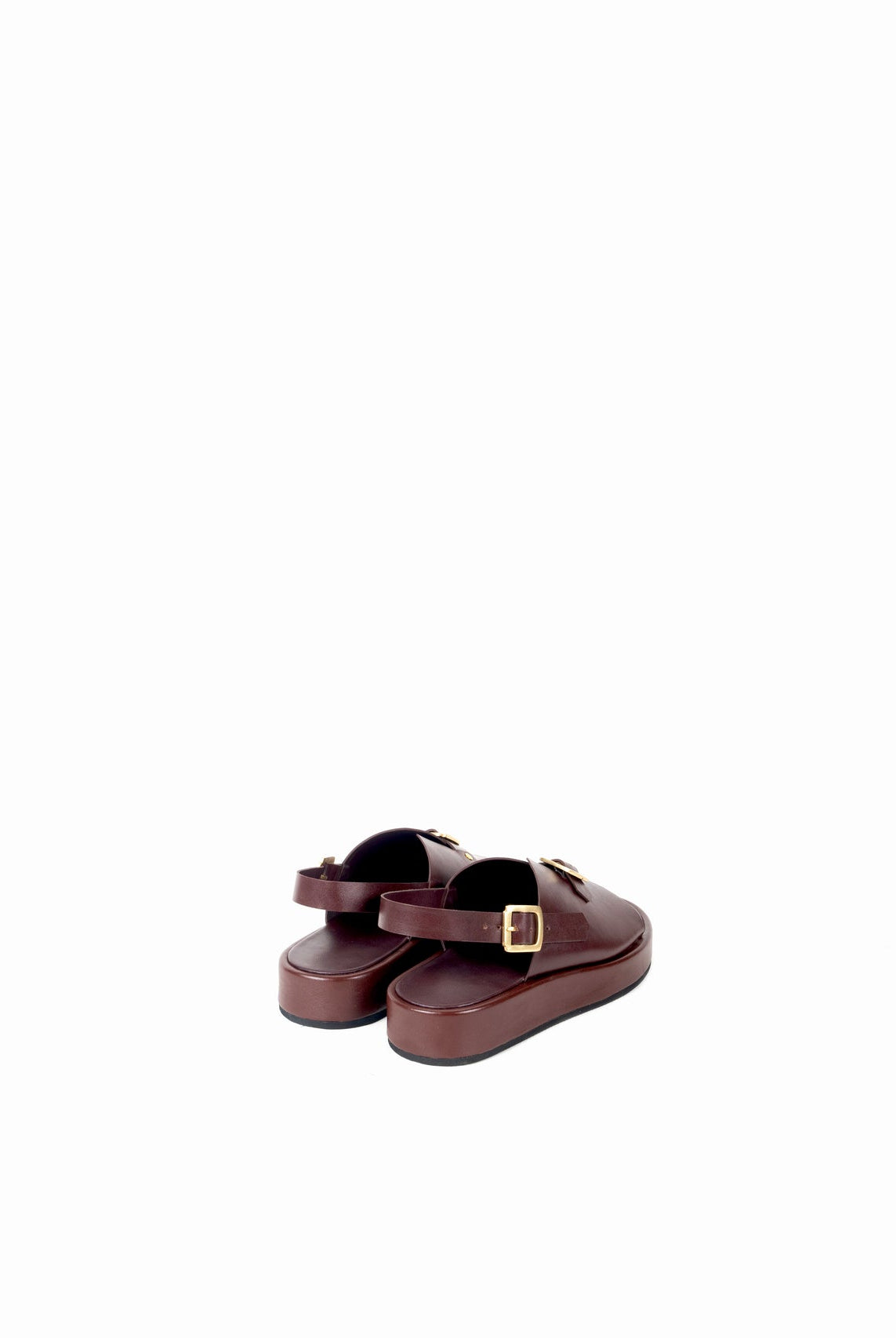 Envelope Platforms - Burgundy - CiceroniSandalsSlomotion