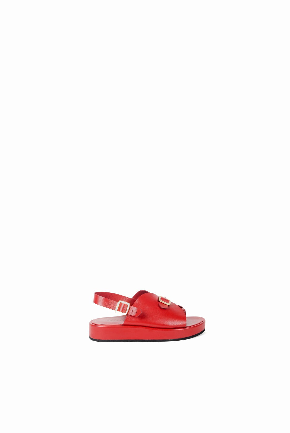 Envelope Platforms - Cherry Red - CiceroniSandalsSlomotion
