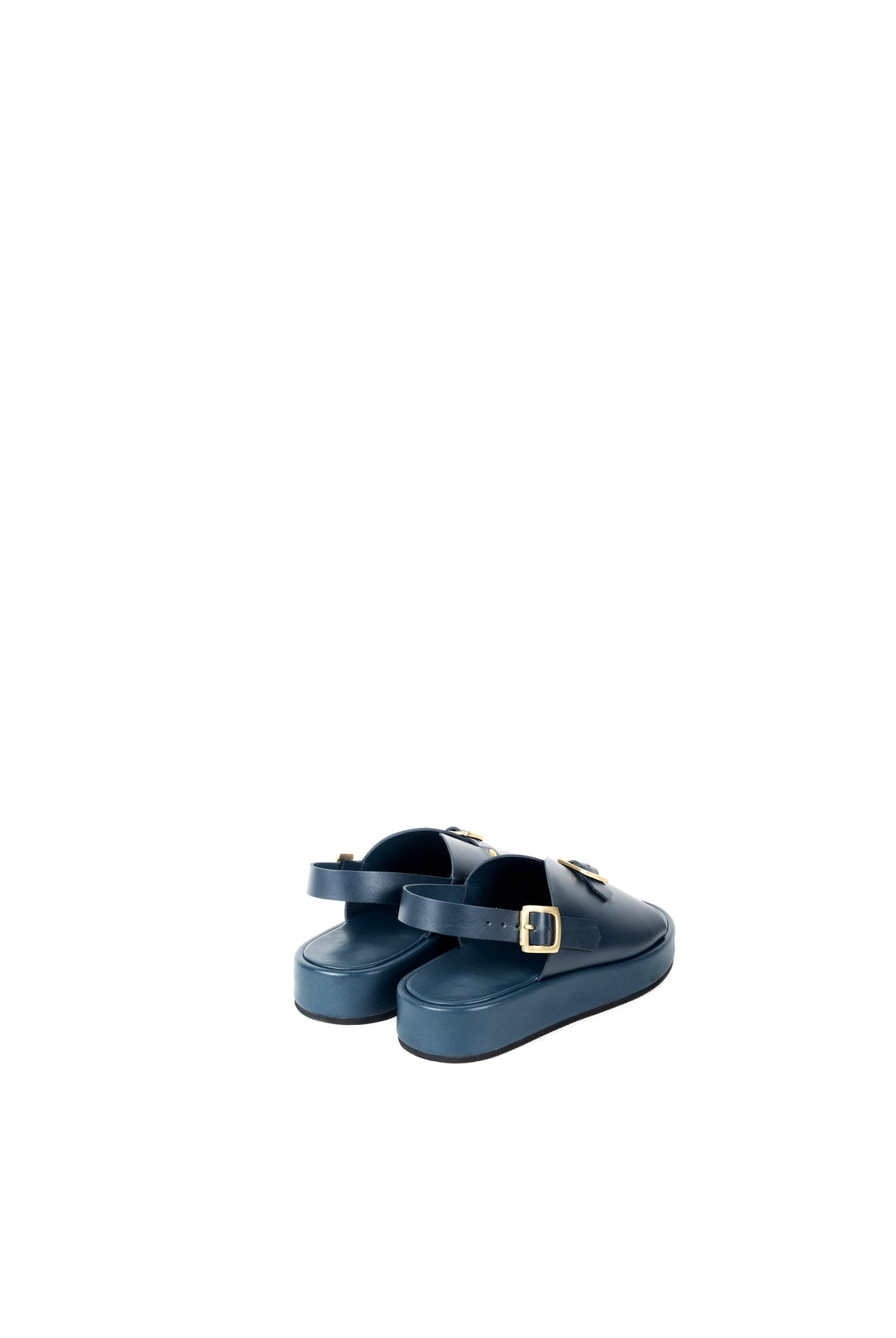 Envelope Platforms - Navy - CiceroniSandalsSlomotion