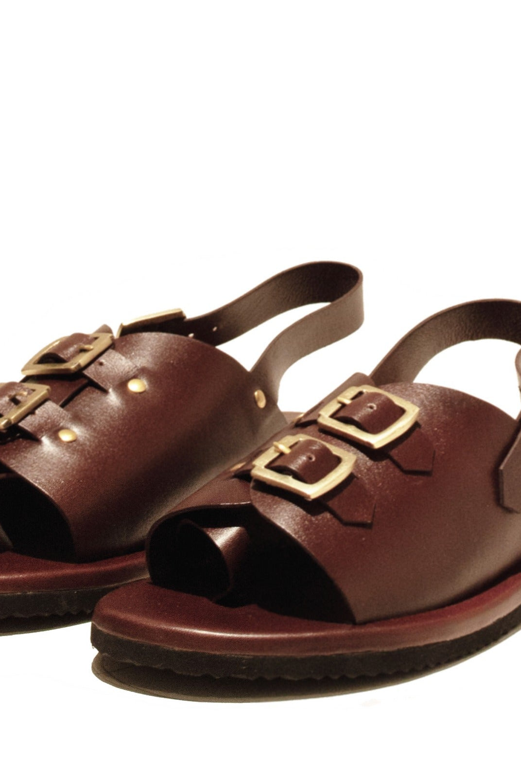 Envelope Sandals DB for Men - Burgundy - CiceroniSandalsSlomotion