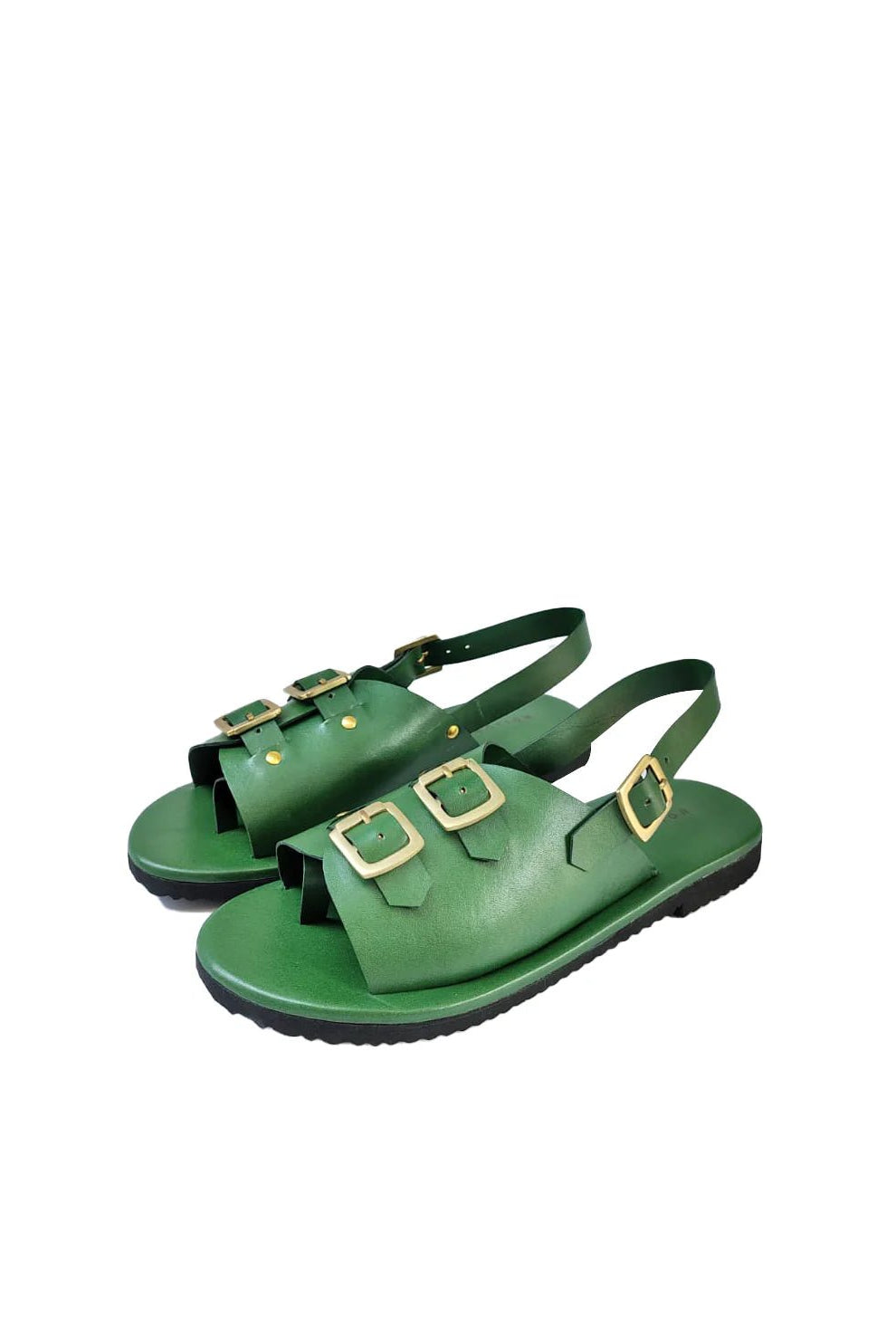 Envelope Sandals DB - Green - CiceroniSandalsSlomotion