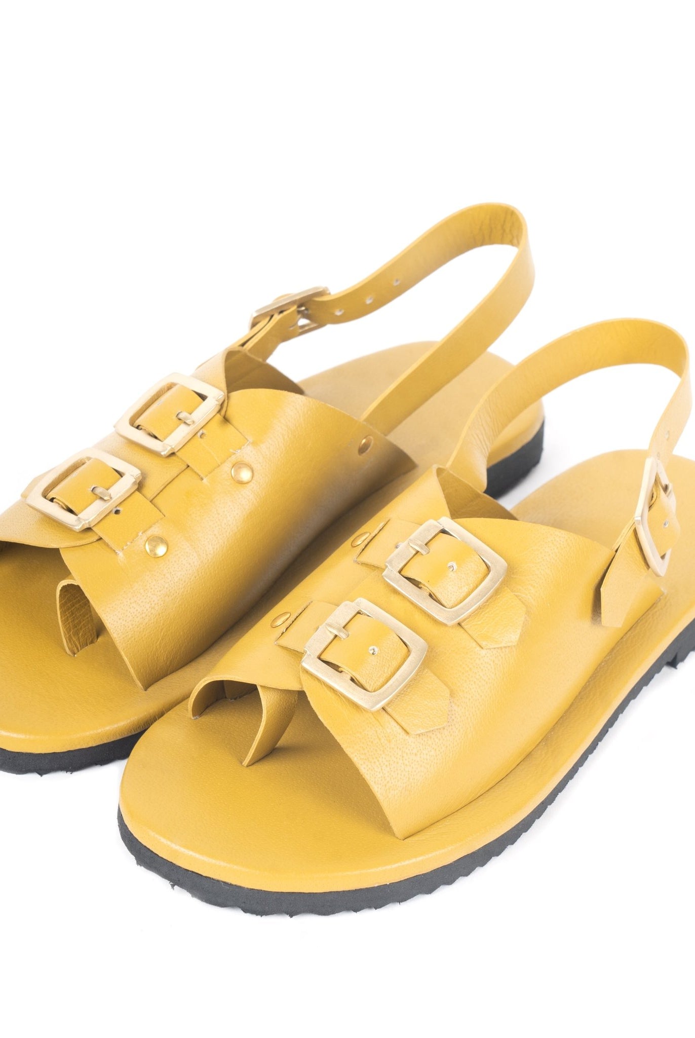 Envelope Sandals DB - Ochre - CiceroniSandalsSlomotion