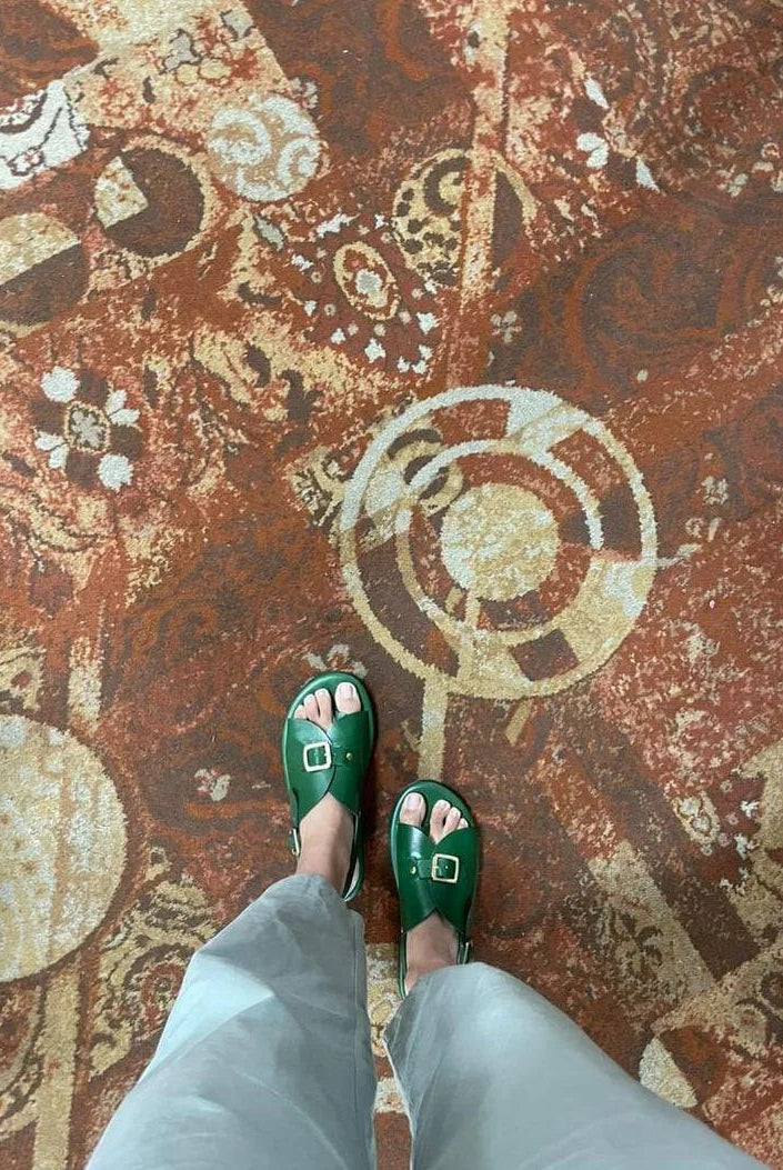 Envelope Sandals SB - Green - CiceroniSandalsSlomotion