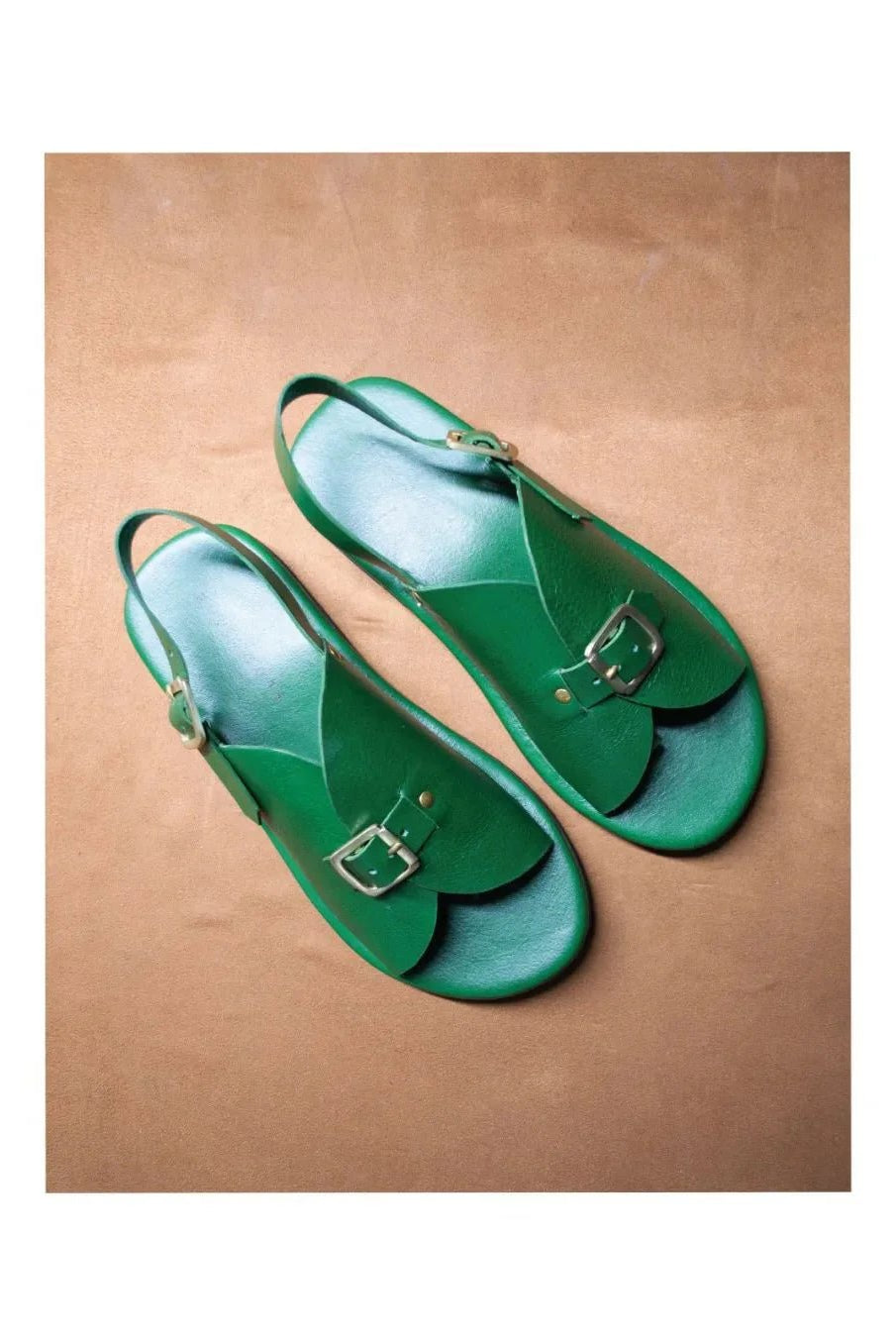 Envelope Sandals SB - Green - CiceroniSandalsSlomotion