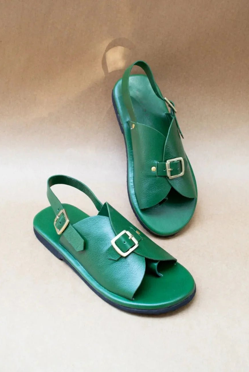 Envelope Sandals SB - Green - CiceroniSandalsSlomotion