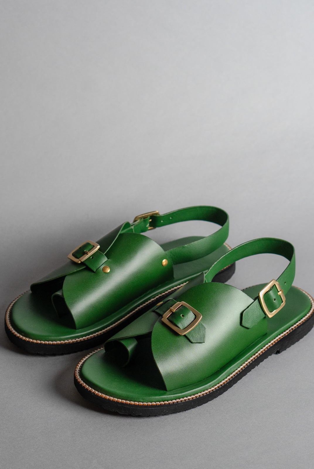 Envelope Welt Sandals SB - Women's Sandals in Green - CiceroniSandalsSlomotion