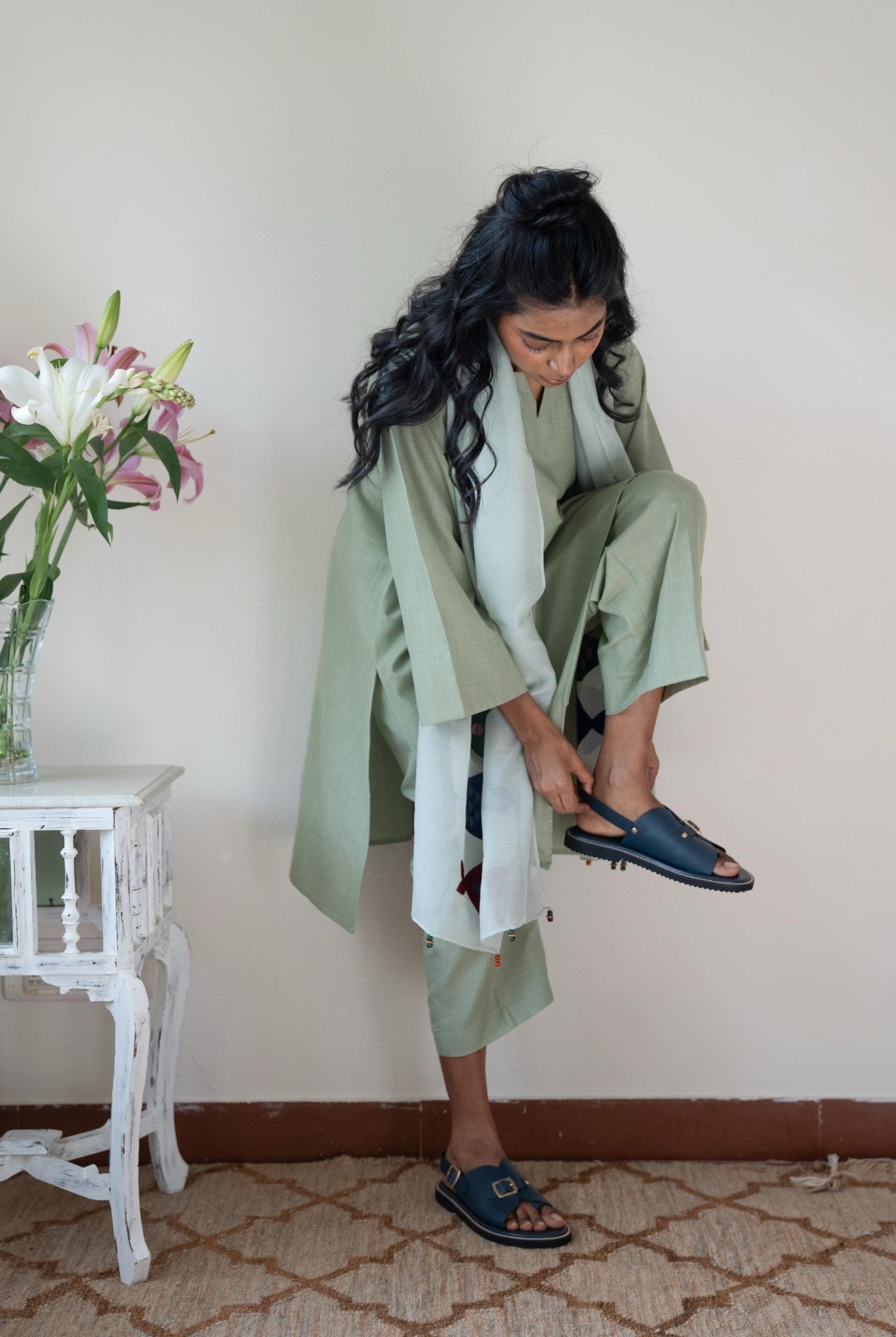 Envelope Welt Sandals SB - Women's Sandals in Navy - CiceroniSandalsSlomotion