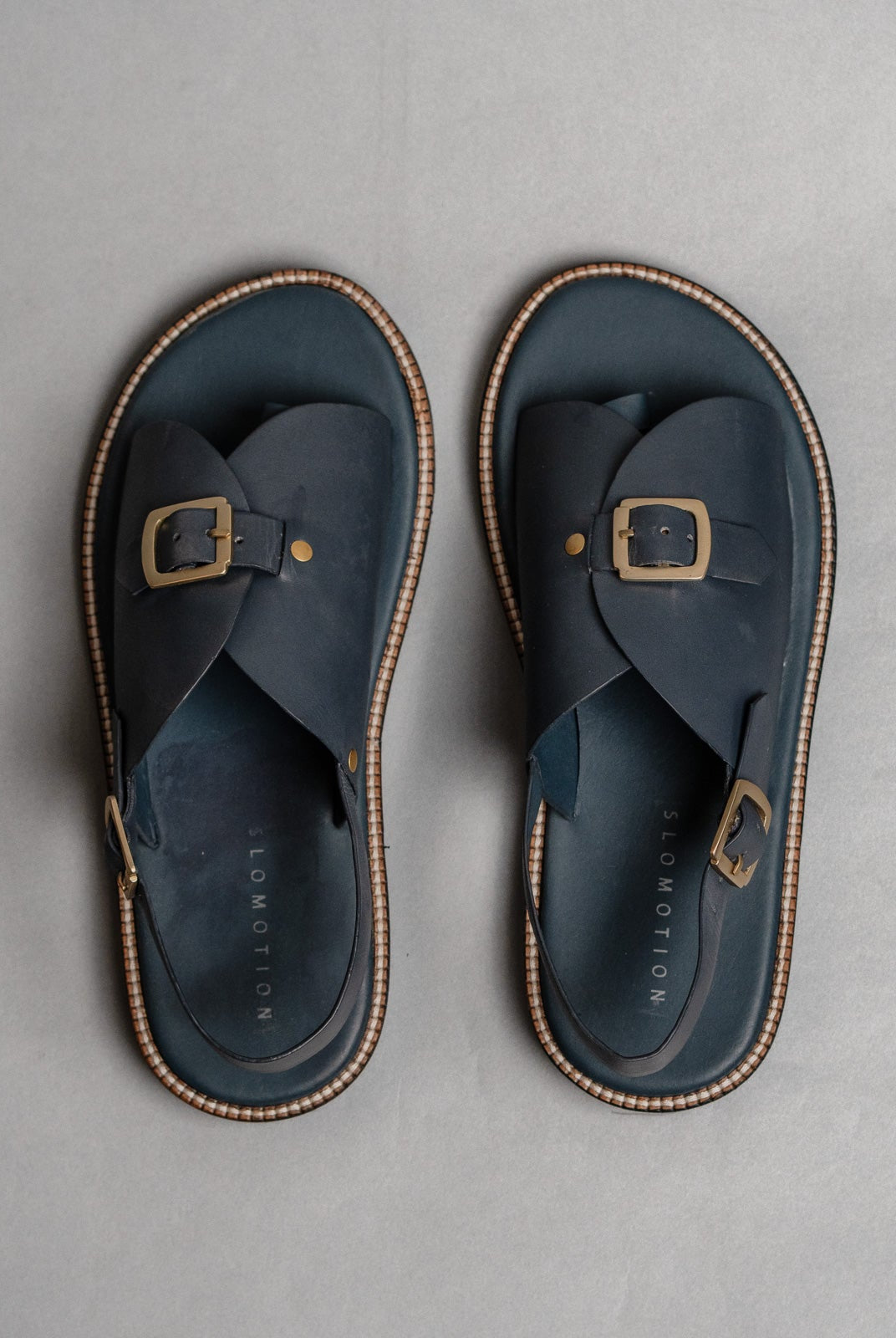 Envelope Welt Sandals SB - Women's Sandals in Navy - CiceroniSandalsSlomotion