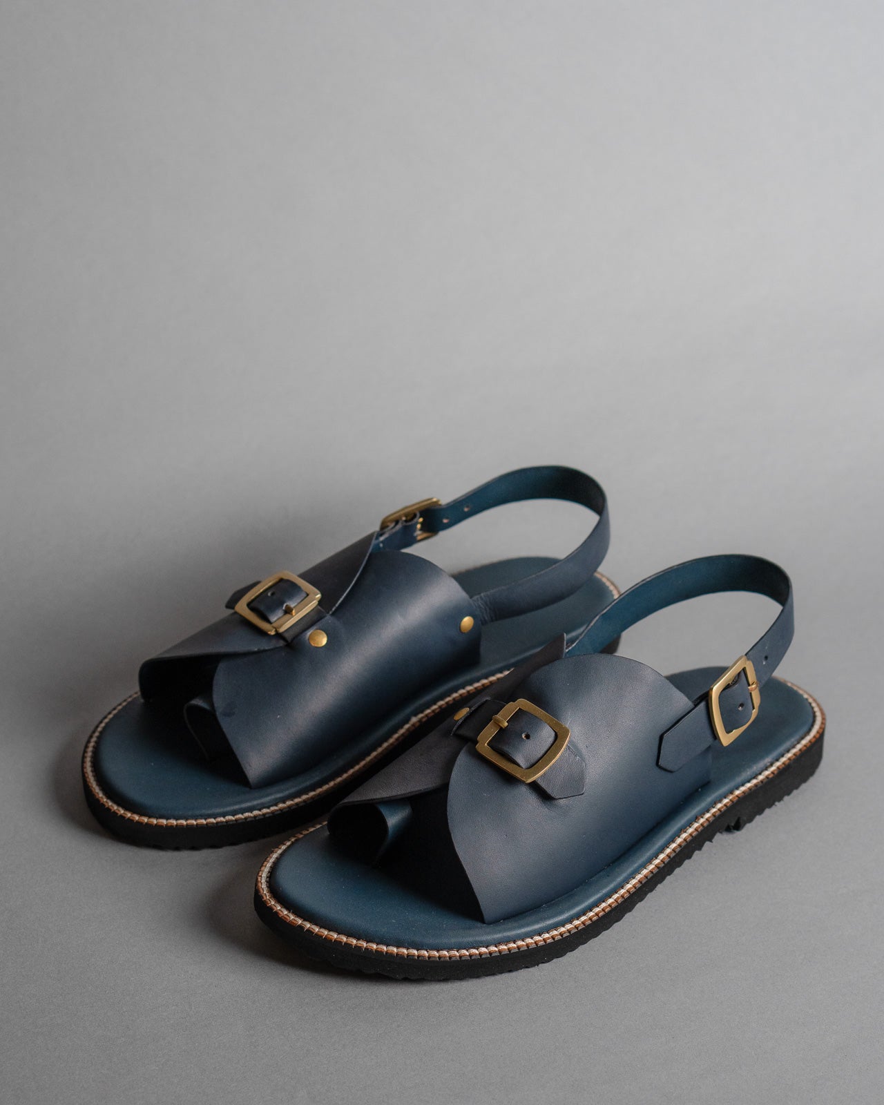 Envelope Welt Sandals SB - Women's Sandals in Navy - CiceroniSandalsSlomotion