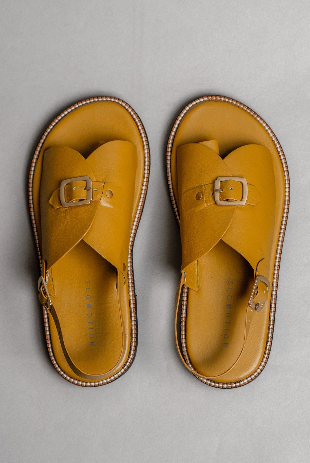 Envelope Welt Sandals SB - Women's Sandals in Ochre - CiceroniSandalsSlomotion