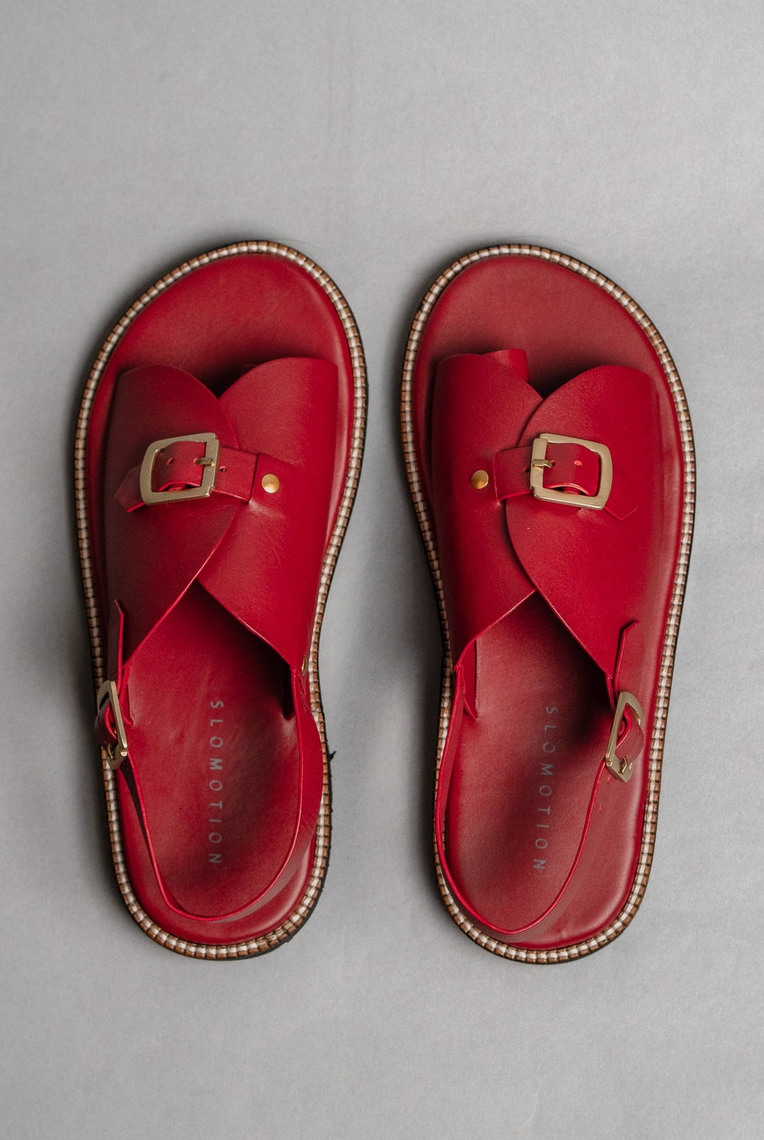 Envelope Welt Sandals SB - Women's Sandals in Red - CiceroniSandalsSlomotion