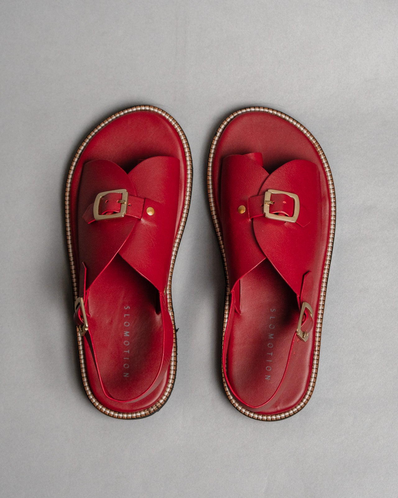 Envelope Welt Sandals SB - Women's Sandals in Red - CiceroniSandalsSlomotion