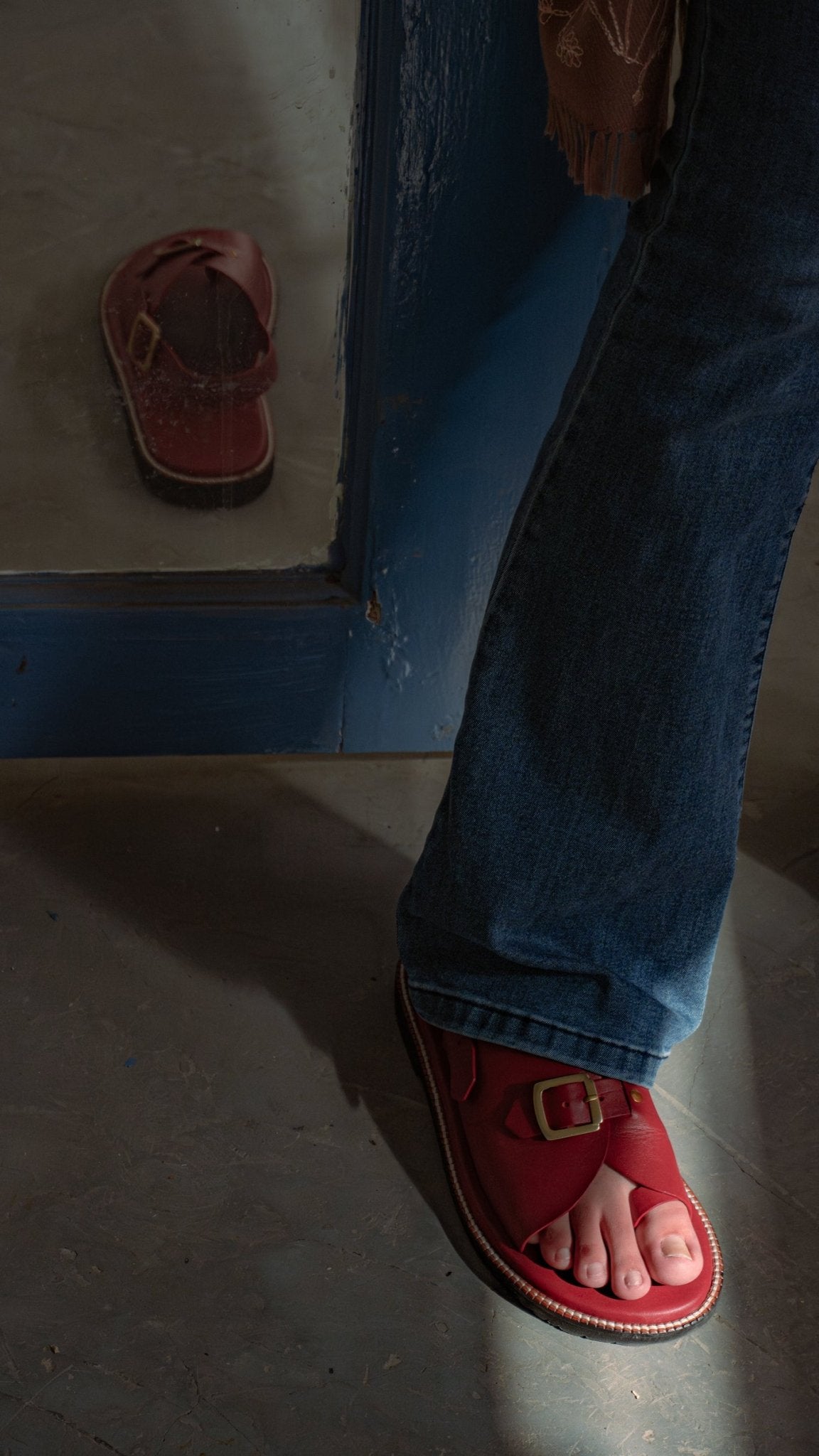 Envelope Welt Sandals SB - Women's Sandals in Red - CiceroniSandalsSlomotion