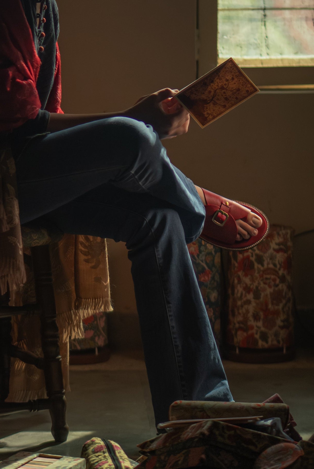 Envelope Welt Sandals SB - Women's Sandals in Red - CiceroniSandalsSlomotion