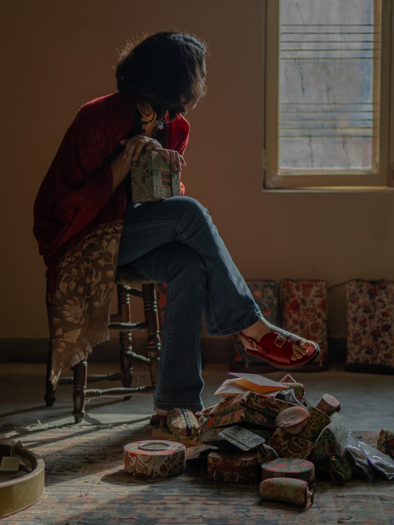 Envelope Welt Sandals SB - Women's Sandals in Red - CiceroniSandalsSlomotion