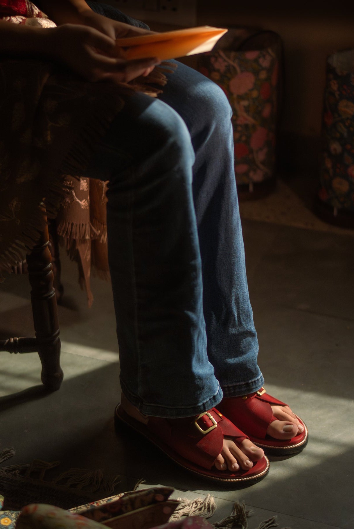 Envelope Welt Sandals SB - Women's Sandals in Red - CiceroniSandalsSlomotion