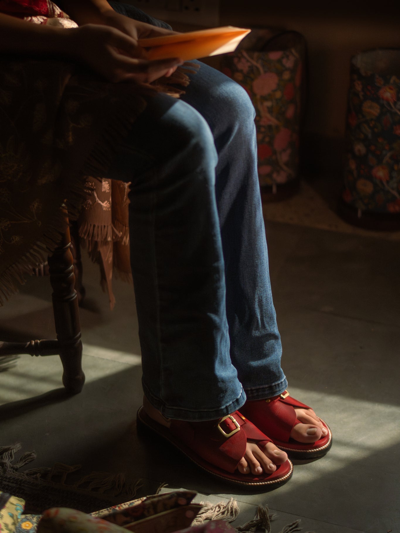 Envelope Welt Sandals SB - Women's Sandals in Red - CiceroniSandalsSlomotion