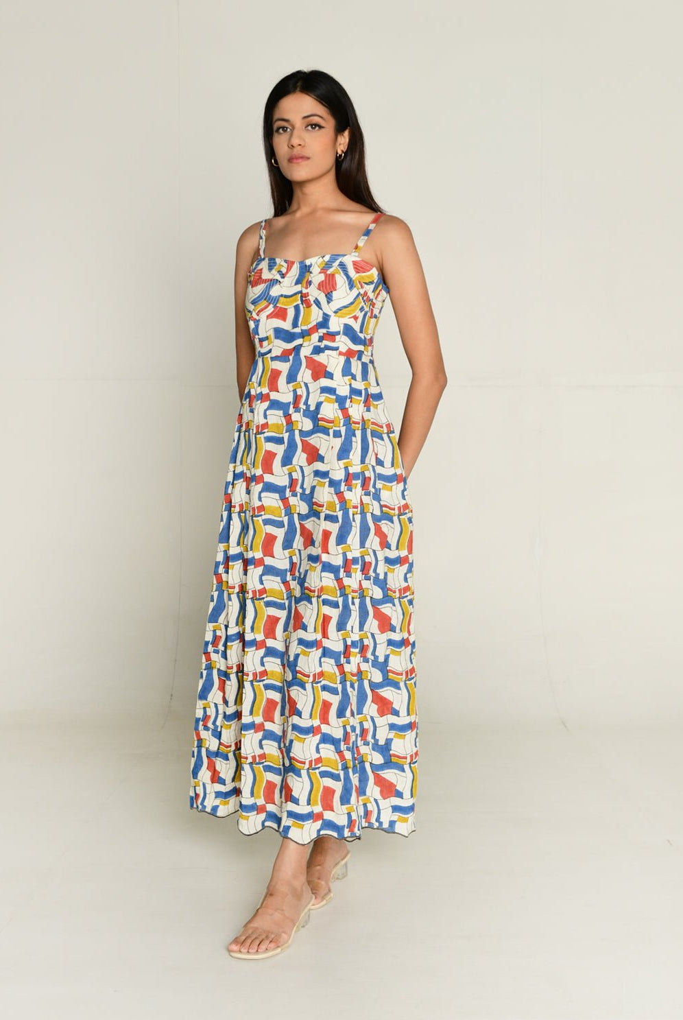 Escher Halter Heart Dress - CiceroniDressesRias Jaipur