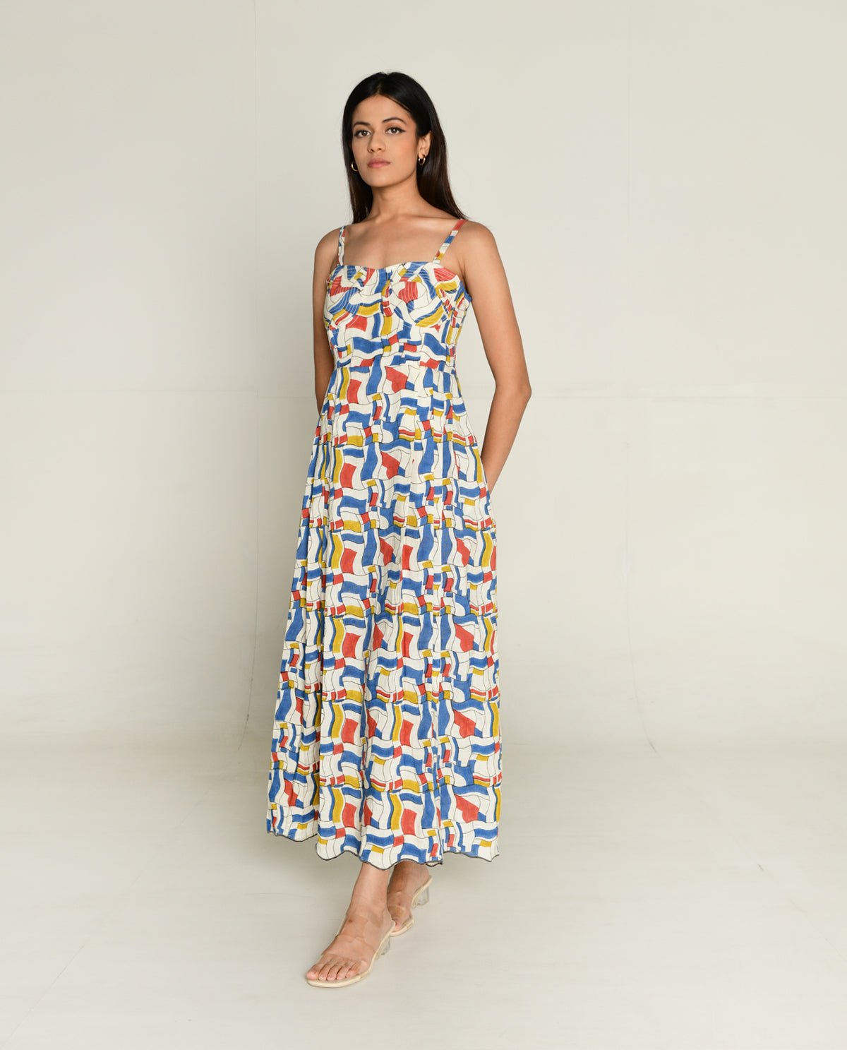 Escher Halter Heart Dress - CiceroniDressesRias Jaipur