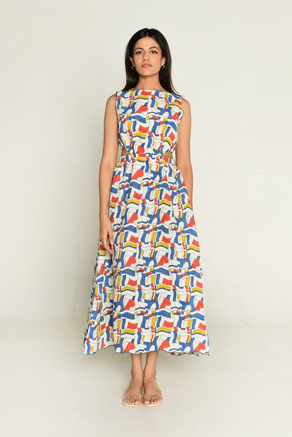 Escher Side Cut Dress - CiceroniDressesRias Jaipur