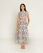 Escher Side Cut Dress - CiceroniDressesRias Jaipur