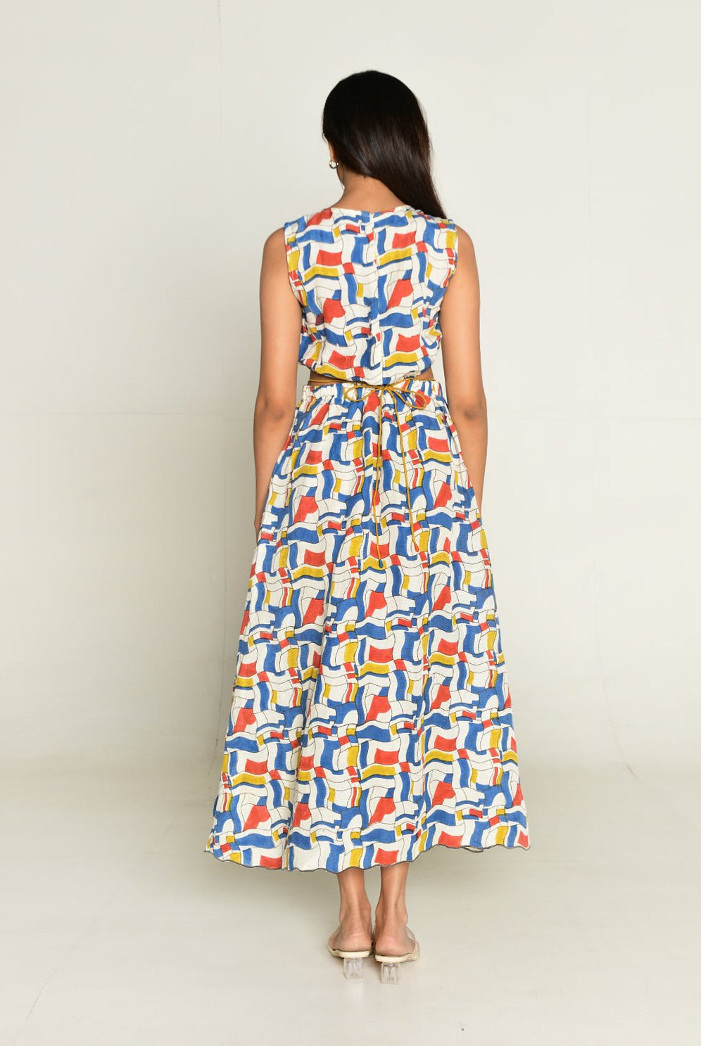 Escher Side Cut Dress - CiceroniDressesRias Jaipur