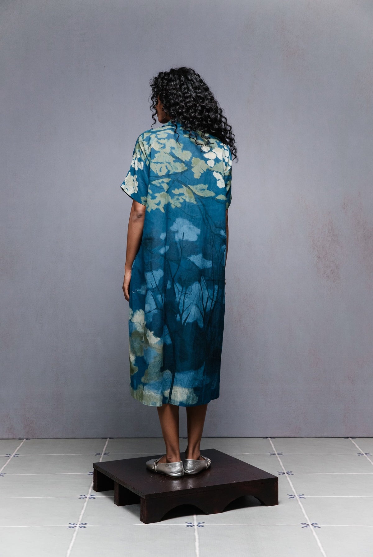 Eva Dress in Blue - CiceroniDressesSubbah