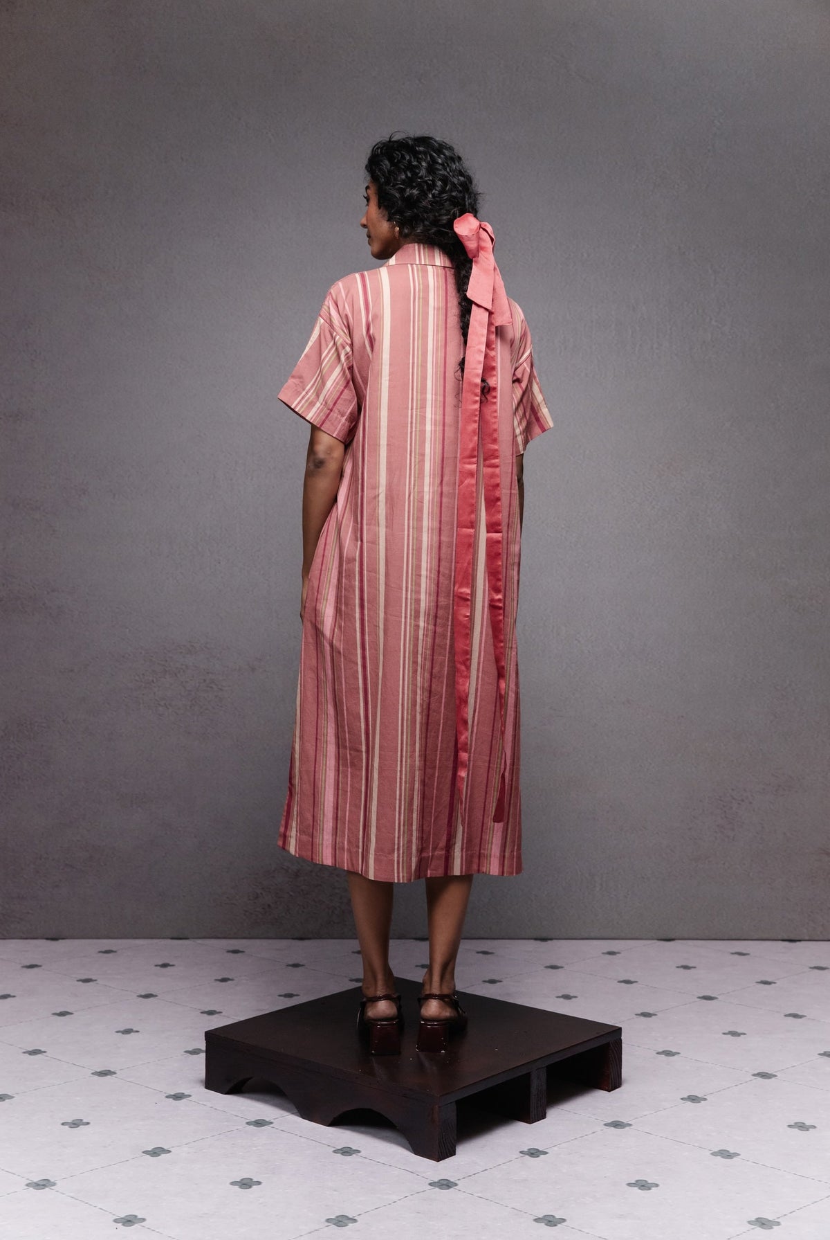 Eva Dress in Peach - CiceroniDressesSubbah