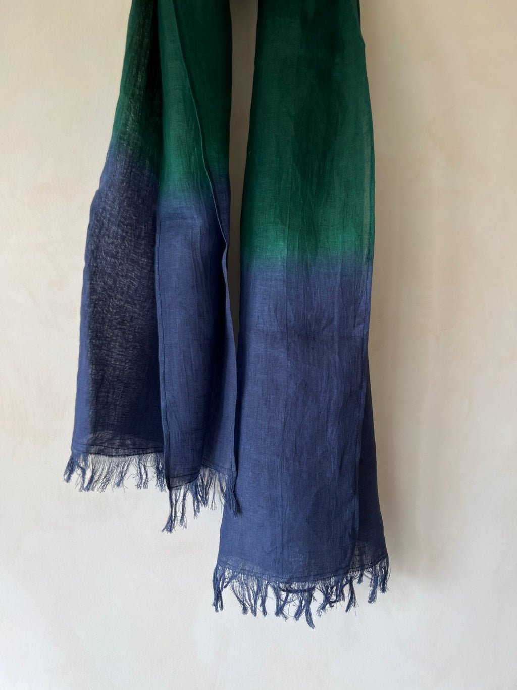 Ever Green Ombre Stole - CiceroniScarvesPaeony