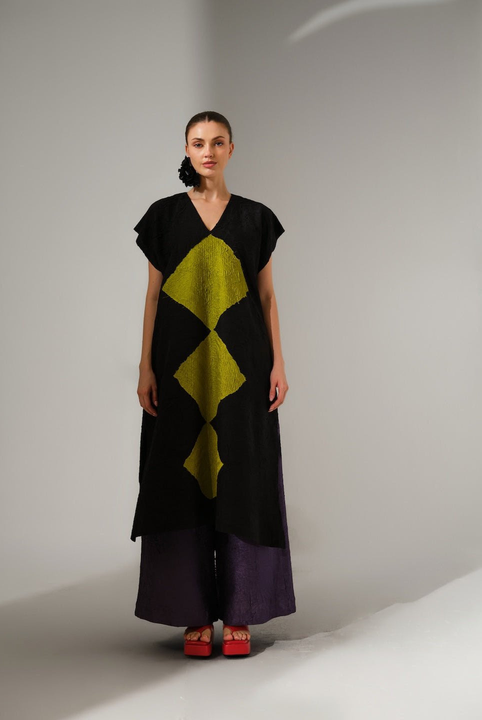 Facet Tunic - Lime - CiceroniTunicsStoique
