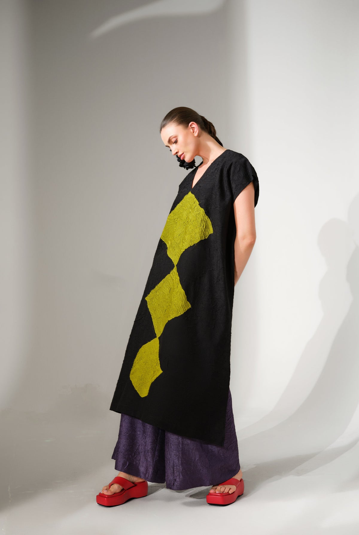 Facet Tunic - Lime - CiceroniTunicsStoique