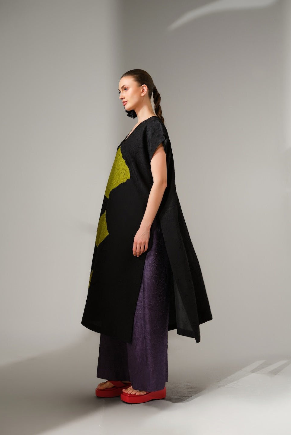 Facet Tunic - Lime - CiceroniTunicsStoique