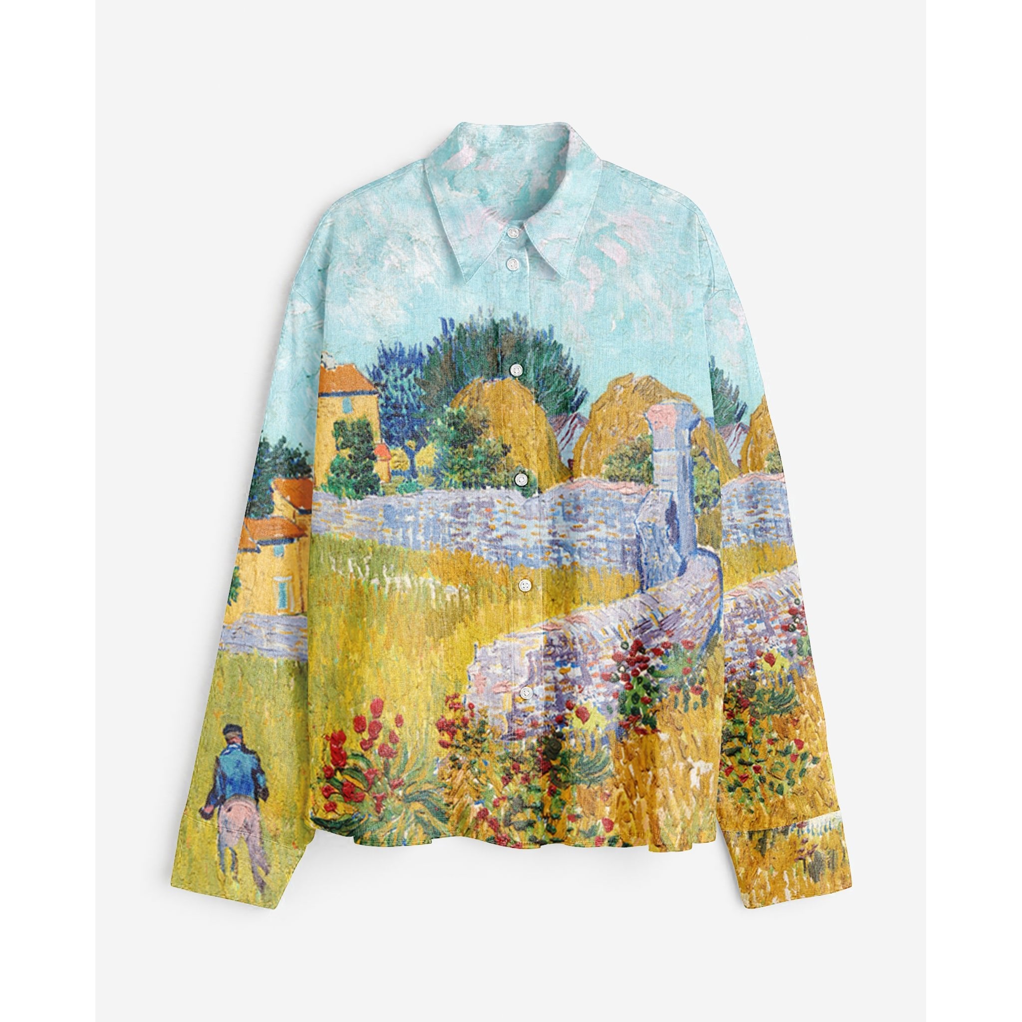 Farmhouse in Provence Shirt Men - RTS - CiceroniUnisex ShirtsNaymish