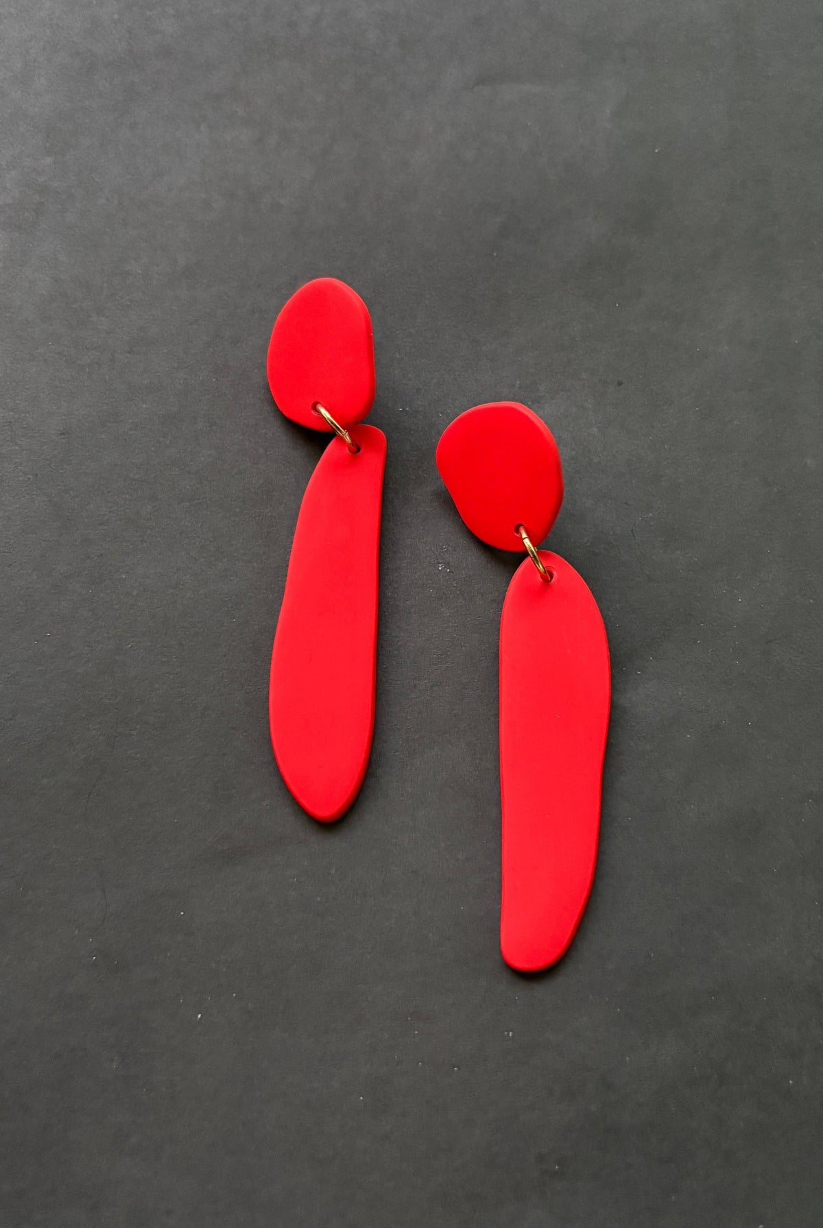 Fem Quads - Red - CiceroniEarringsColoured Ears
