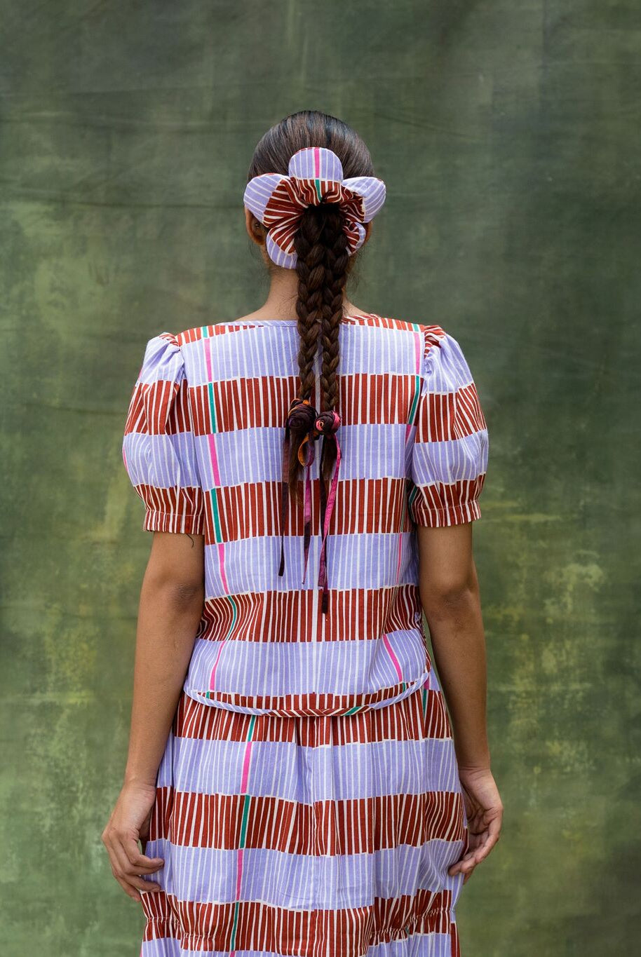 Fern Striped Top - CiceroniTopsDoodlage