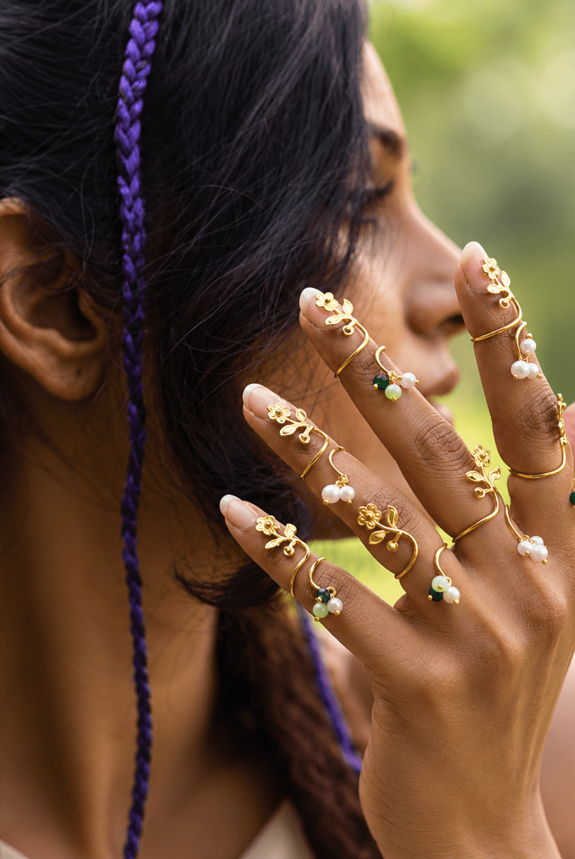 Finger Vine Nail Ring - CiceroniNail RingKalon Art Jewellery