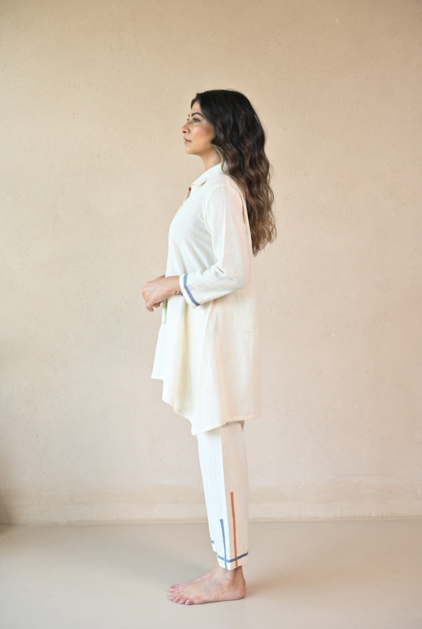 Fiora Shirt - Natural White - CiceroniTunicsRang by Rajvi