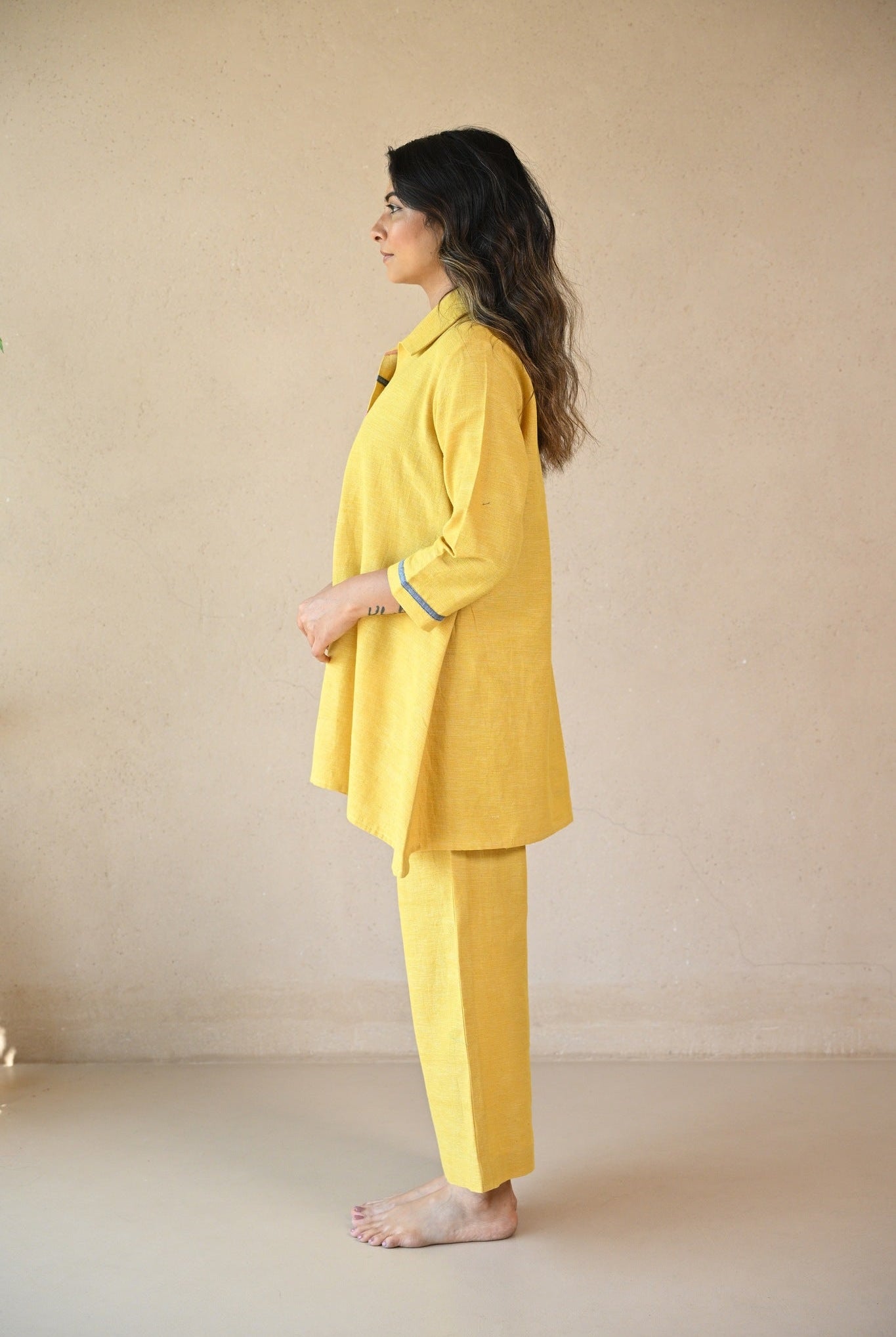 Fiora Shirt - Sunny Yellow - CiceroniTunicsRang by Rajvi