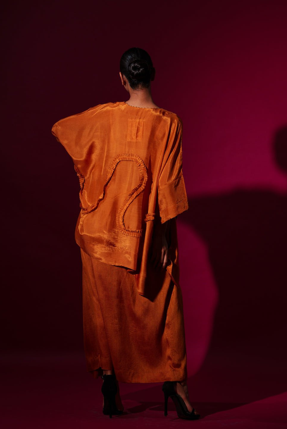 Flamingo Skirt - Rust Orange - CiceroniSkirtsStoique