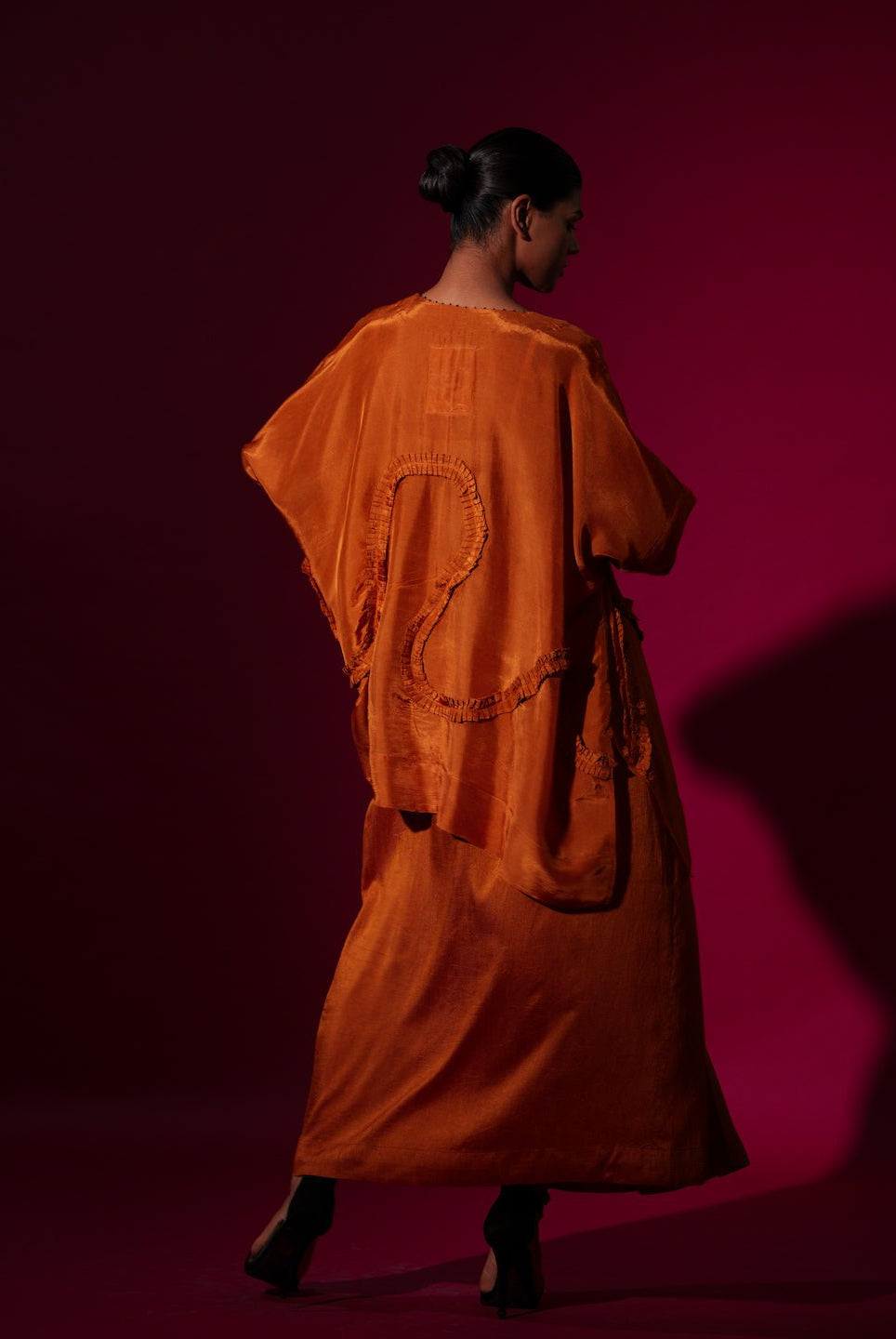 Flamingo Top - Rust Orange - CiceroniKaftanStoique