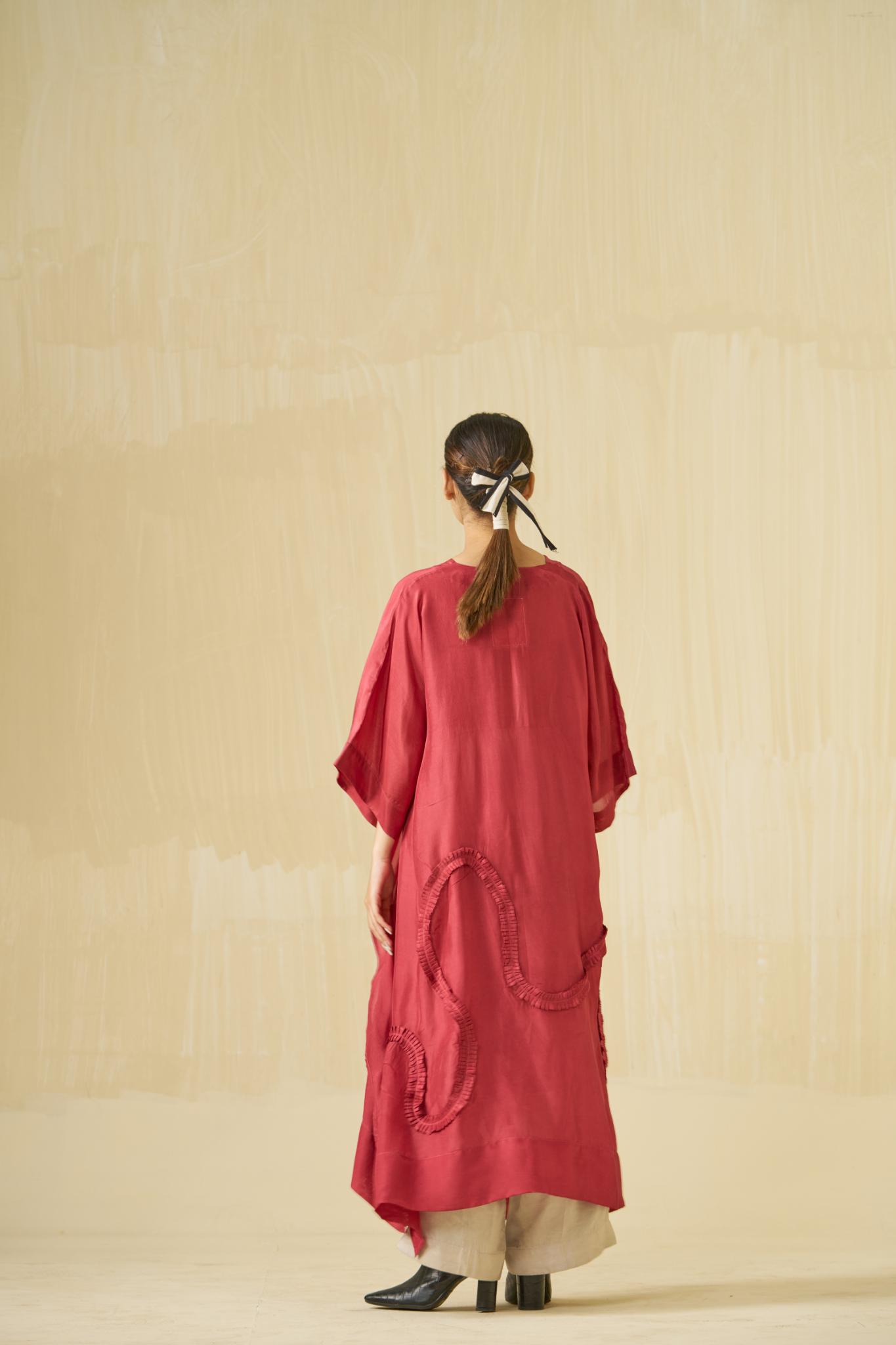 Flamingo Tunic - Hibiscus Red - CiceroniTunicsStoique